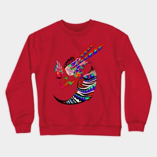 red blood killer bee ecopop Crewneck Sweatshirt